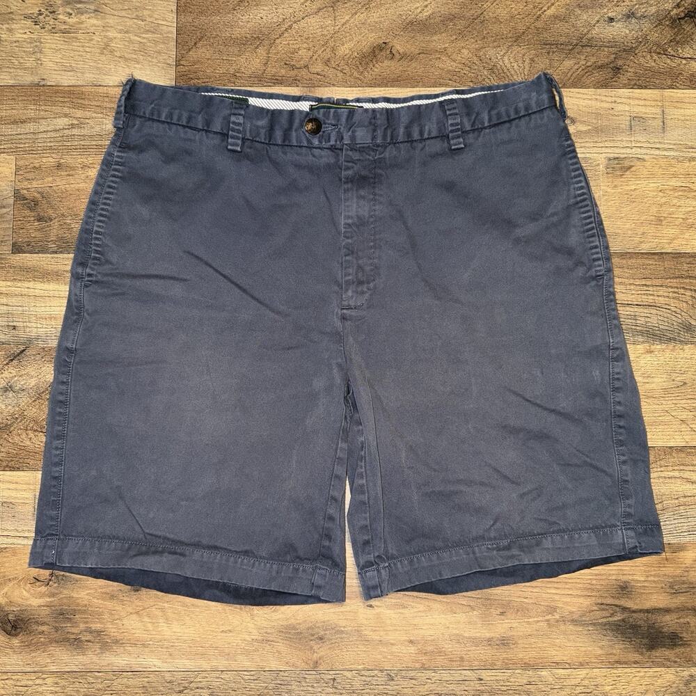 Orvis‎ Shorts Navy Blue Khaki Chino Business Casual Waist 36
